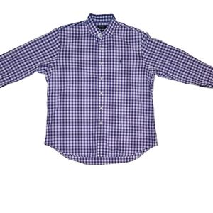 Polo Ralph Lauren Long Sleeve Purple Checkers  Mens XL